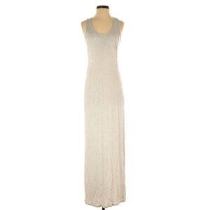 BCBGMaxAzria light gray backless Maxi dress